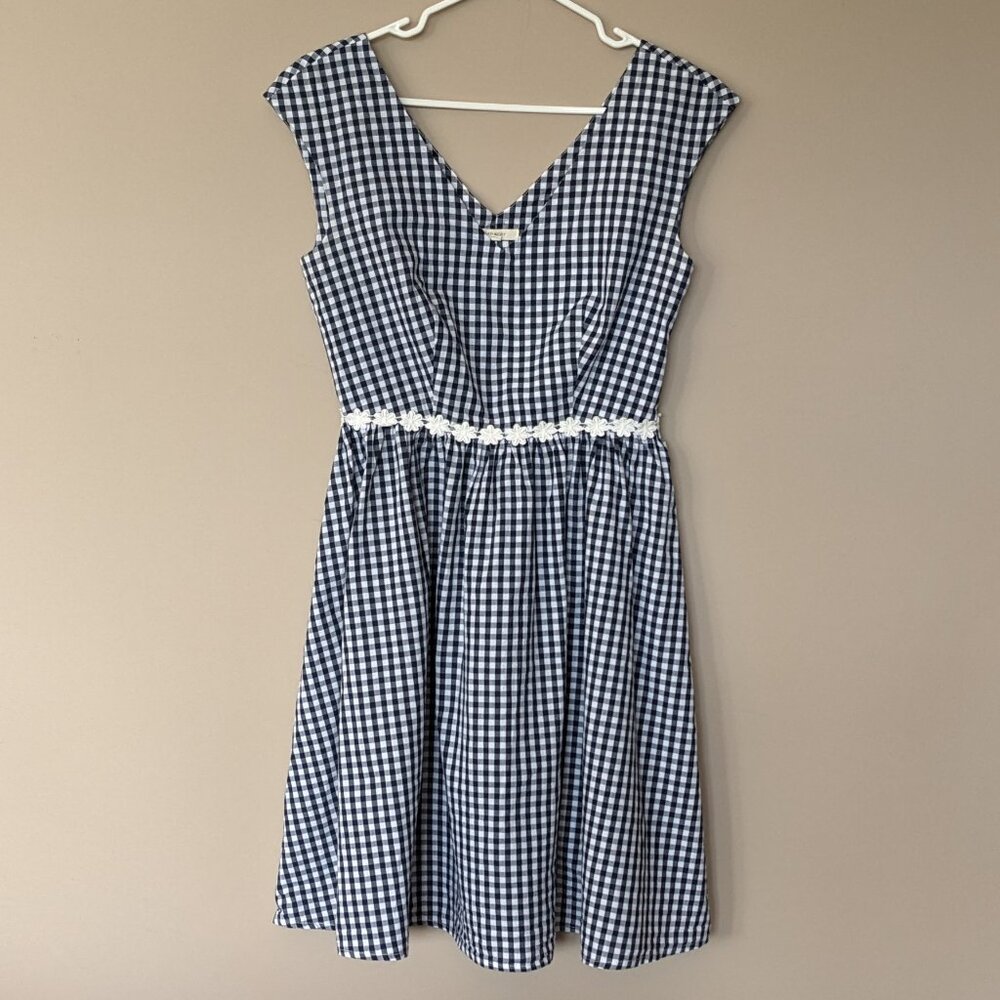 Navy Gingham Dress from Saturday Studios
